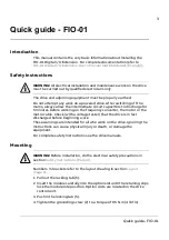 Предварительный просмотр 3 страницы ABB FIO-01 Quick Manual