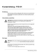 Предварительный просмотр 7 страницы ABB FIO-01 Quick Manual