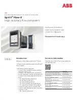 Предварительный просмотр 1 страницы ABB Flow-X/B Instruction Manual