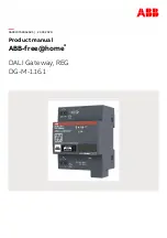Preview for 1 page of ABB free@home DALI Gateway DG-M-1.16.1 Product Manual