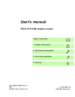 Preview for 3 page of ABB FSCA-01 User Manual