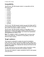 Preview for 12 page of ABB FSCA-01 User Manual