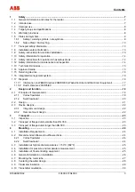 Preview for 3 page of ABB FV4000 Operating	 Instruction