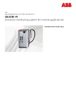 ABB GAA330-M Operating Instructions Manual предпросмотр