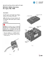 Preview for 1 page of ABB GE GEH4576 Installation Instructions