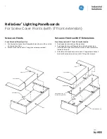 ABB GE ReliaGear Lighting Panelboard Instructions For Mounting preview