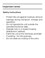 Preview for 17 page of ABB GH Q630 7043 P0001 Mounting And Operating Instructions