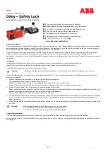 Preview for 1 page of ABB GKey Quick Manual