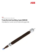 ABB GOE(2) Installation And Commissioning Manual preview