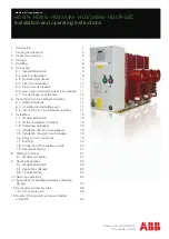 ABB HD4/R Installation And Operating Instructions Manual preview