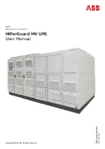 ABB HiPerGuard MV UPS User Manual preview