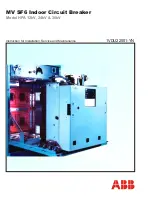 ABB HPA 12kV Instruction For Installation, Service And Maintenance preview