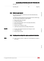 Предварительный просмотр 40 страницы ABB HT570346 Operation Manual