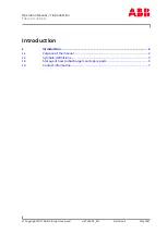 Предварительный просмотр 3 страницы ABB HT574399 Operation Manual