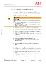 Предварительный просмотр 20 страницы ABB HT575928 Operation Manual