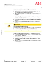 Предварительный просмотр 22 страницы ABB HT575928 Operation Manual