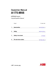 Preview for 1 page of ABB HT576161 Operation Manual