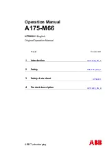 Preview for 1 page of ABB HT582011 Operation Manual