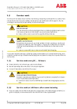 Предварительный просмотр 58 страницы ABB HT596239 Operation Manual