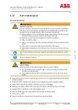 Предварительный просмотр 27 страницы ABB HT599017 Operation Manual