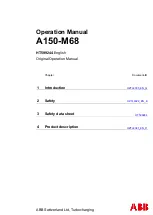 Preview for 1 page of ABB HT599244 Operation Manual