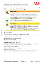 Предварительный просмотр 40 страницы ABB HT599301 Operation Manual