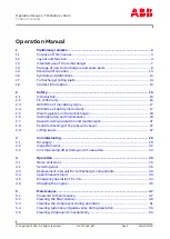 Предварительный просмотр 3 страницы ABB HT601733 Operation Manual