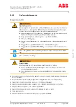 Предварительный просмотр 27 страницы ABB HT603330 Operation Manual