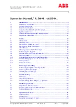 Предварительный просмотр 3 страницы ABB HT607913 Operation Manual