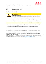 Предварительный просмотр 121 страницы ABB HT608455 Operation Manual