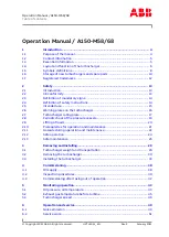 Preview for 3 page of ABB HT610059 Operation Manual