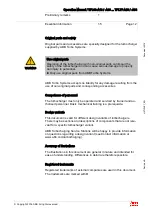 Preview for 14 page of ABB HT843415 Operation Manual