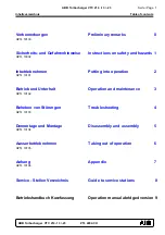 Preview for 3 page of ABB HT844615 Operation Manual