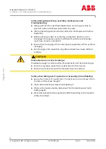 Предварительный просмотр 22 страницы ABB HT846254 Operation Manual