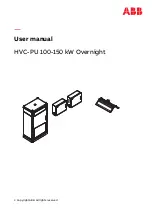 ABB HVC-PU 150 Overnight User Manual preview