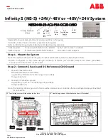 ABB Infinity NE-S Quick Start Manual preview