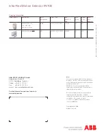 Preview for 4 page of ABB IR/KB Technical Data