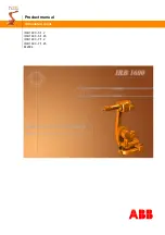 ABB IRB 1600 - 5/1,2 type A Product Manual preview