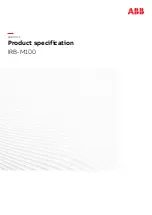 Предварительный просмотр 1 страницы ABB IRB-M100 Product Specification