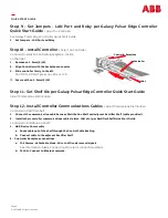 Preview for 6 page of ABB J2012001 Quick Start Manual