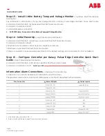 Preview for 8 page of ABB J2012001 Quick Start Manual