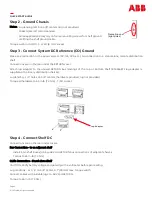 Предварительный просмотр 2 страницы ABB J2013001 Quick Start Manual