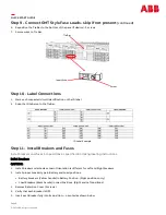 Предварительный просмотр 6 страницы ABB J2013001 Quick Start Manual