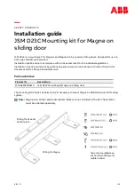 ABB JSM D23C Installation Manual предпросмотр