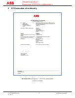 Предварительный просмотр 12 страницы ABB JSTD20 Instructions For Use Manual