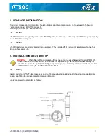 Предварительный просмотр 3 страницы ABB K-TEK AccuTrak AT500 Installation & Operation Manual