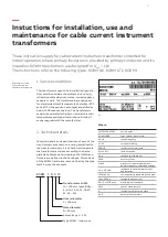 Preview for 3 page of ABB KOKM Series Instructions For Installation, Use And Maintenance Manual