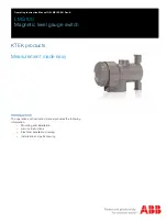 ABB LMS100 Series Operating Instructions Manual предпросмотр