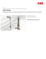 Preview for 1 page of ABB LMT100 Quick Start Manual