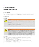 Предварительный просмотр 1 страницы ABB LWT300 series Quick Start Manual